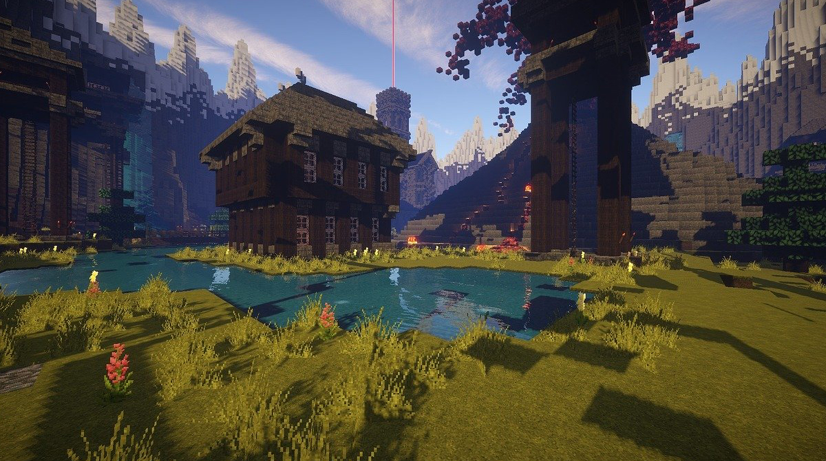 Youtuber Fundy spielt Minecraft in Minecraft