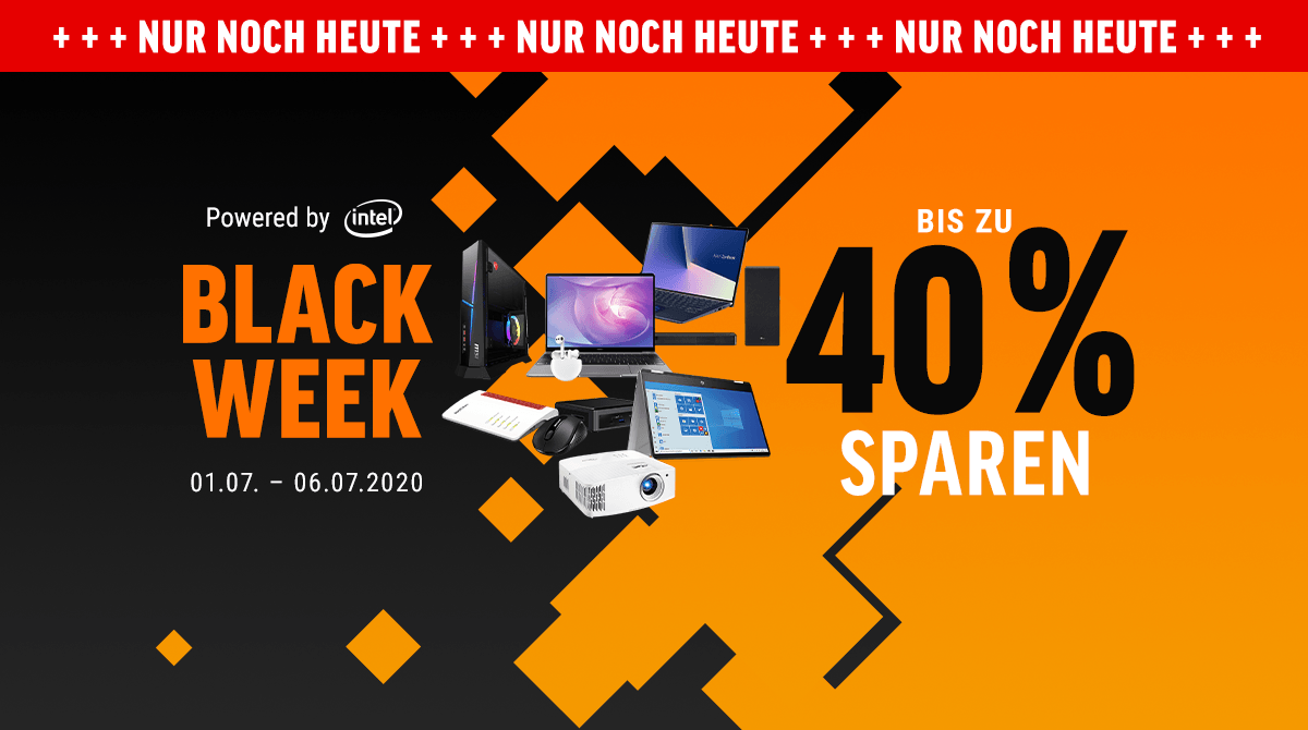 Black Week: Spart bis zu 40% auf geile Technik