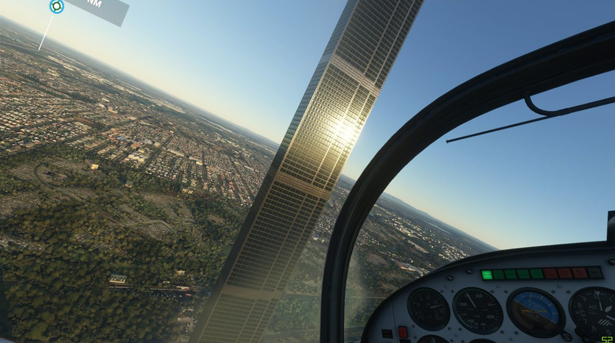 Microsoft Flight Simulator: Melbourne Monolith stammt von einem Tippfehler