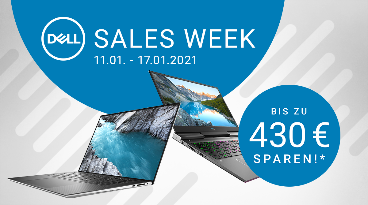 Spare bis zu 430 Euro bei der Dell Sales Week