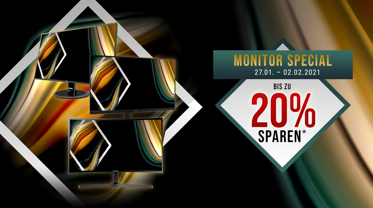 Monitor-Special: Spare bis zu 20% auf ausgewählte Displays