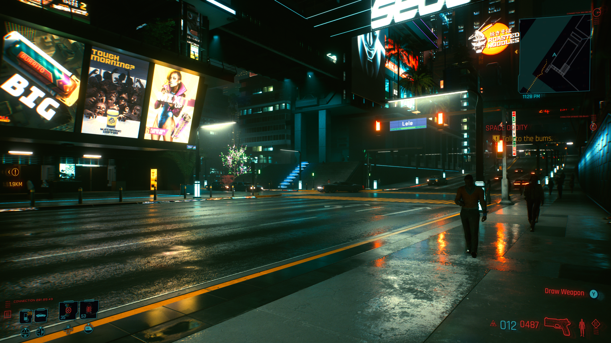 Cyberpunk 2077 (C) 2020 by CD Projekt RED RTX OFF Screen Space Reflections