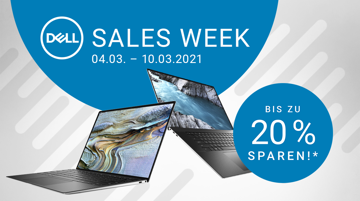 Dell Sales Week: Spare bis zu 20% auf ausgewählte Notebooks