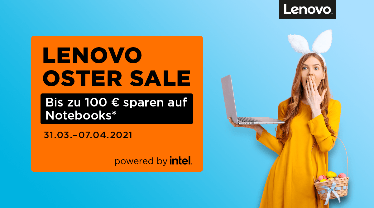 Spare bis zu 100 Euro beim Lenovo Oster Sale