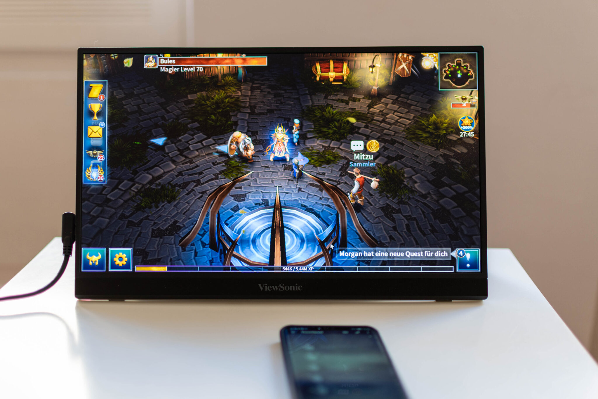 ViewSonic VG1655 mobiler Monitor Gaming