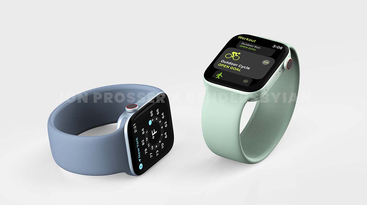 Leak: Apple Watch Series 7 wird wohl ein flaches Design bekommen