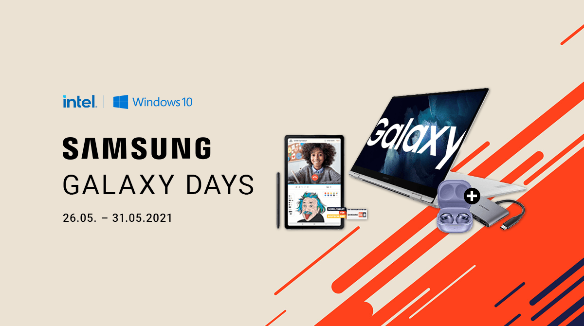 Samsung Galaxy Days: Sicher dir Zugaben auf aktuelle Samsung-Notebooks