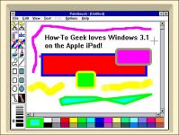 idos windows 3-1 auf iPad Paintbrush