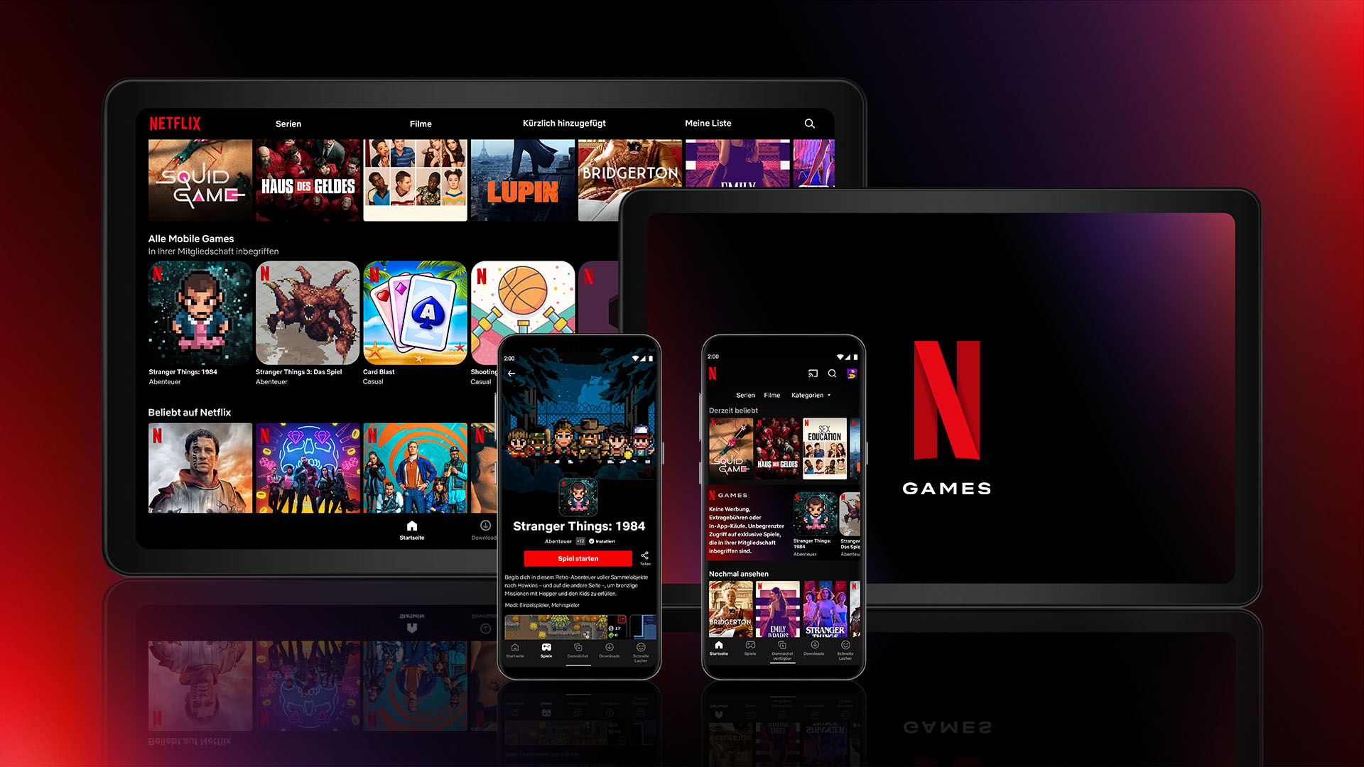 Netflix: Hauseigenes Mobile-Gaming-Angebot startet mit fünf Spielen