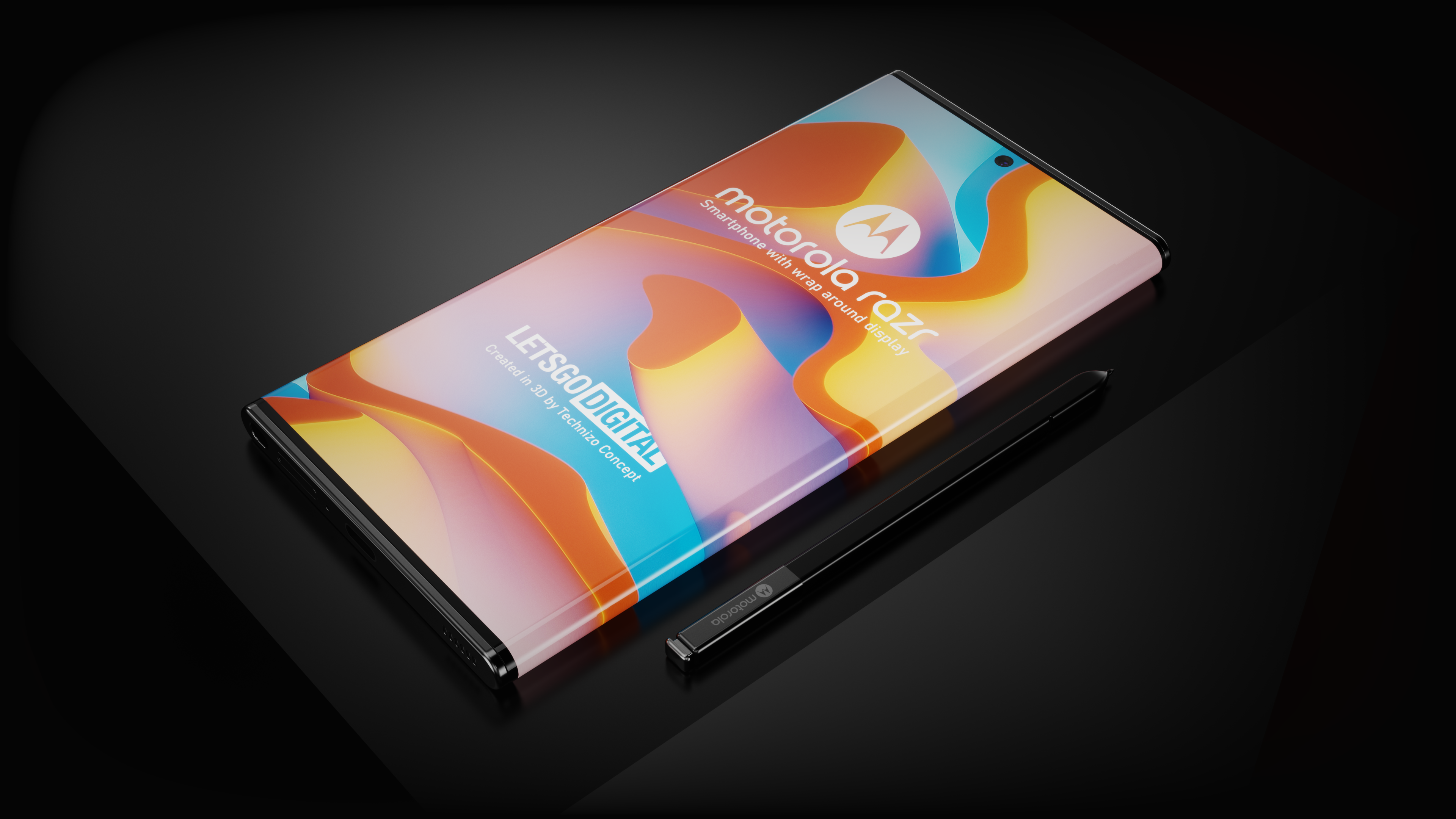 Motorola: Patent für Smartphone mit Rundum-Display gesichtet