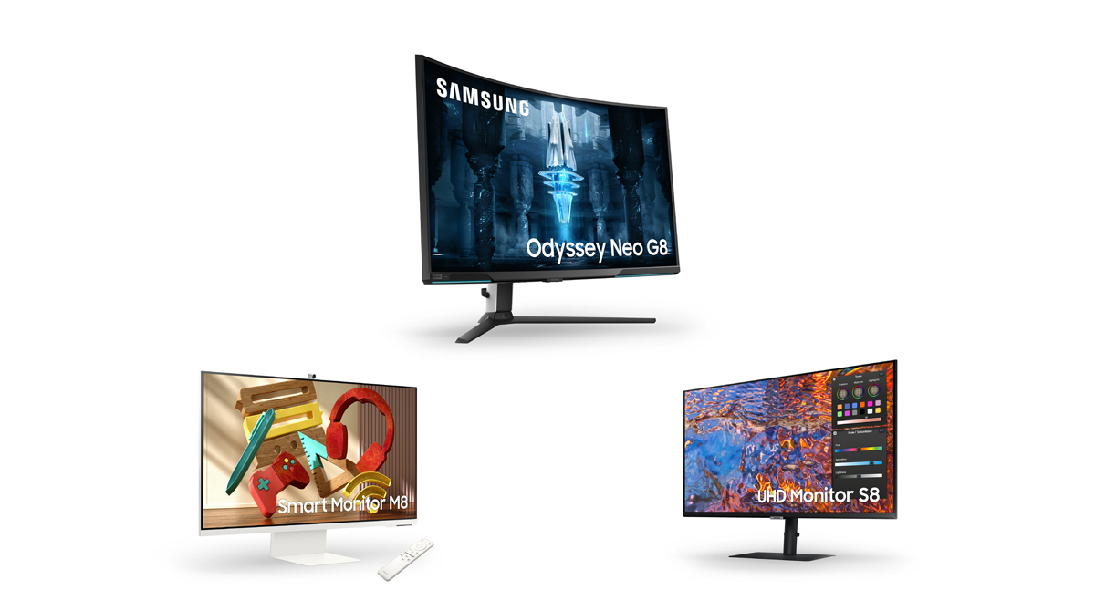 CES 2022: Samsung zeigt drei neue Monitore für Gamer und Kreative