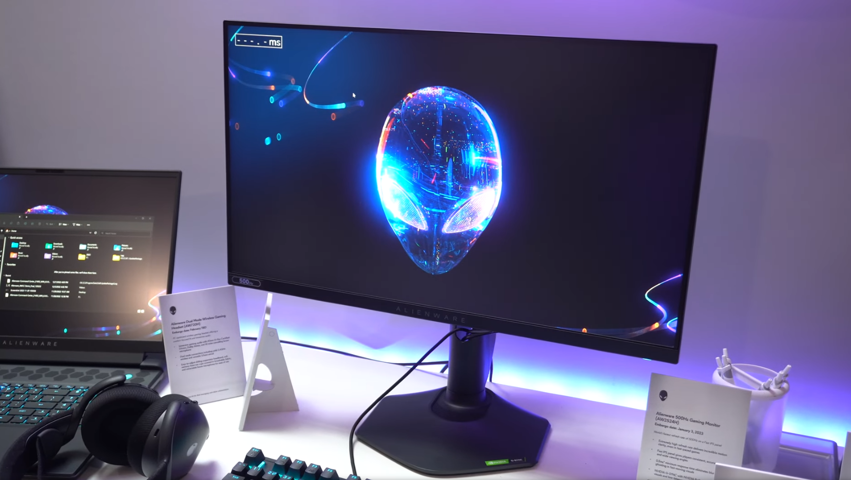 CES 2023: Dell Alienware AW2524H Gaming-Monitor mit 500Hz (mit Video)