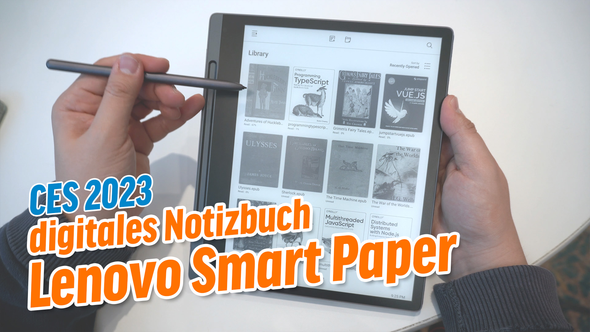 CES 2023: Checking out the Lenovo Smart Paper