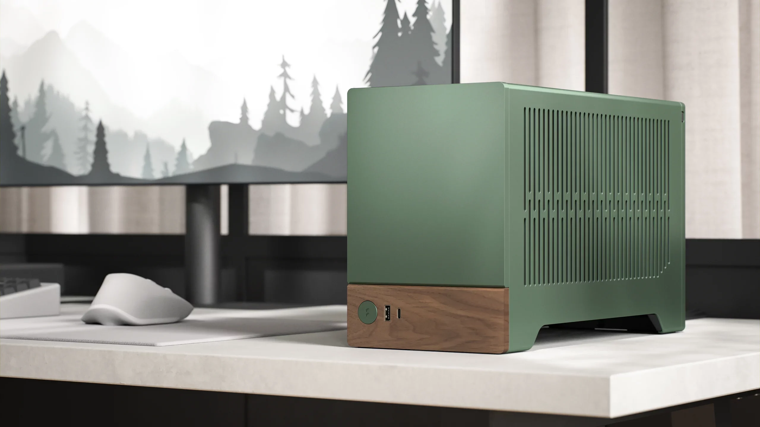 Ein bisschen Holz, bitte: Fractal Design Terra im Mini-ITX-Format vorgestellt