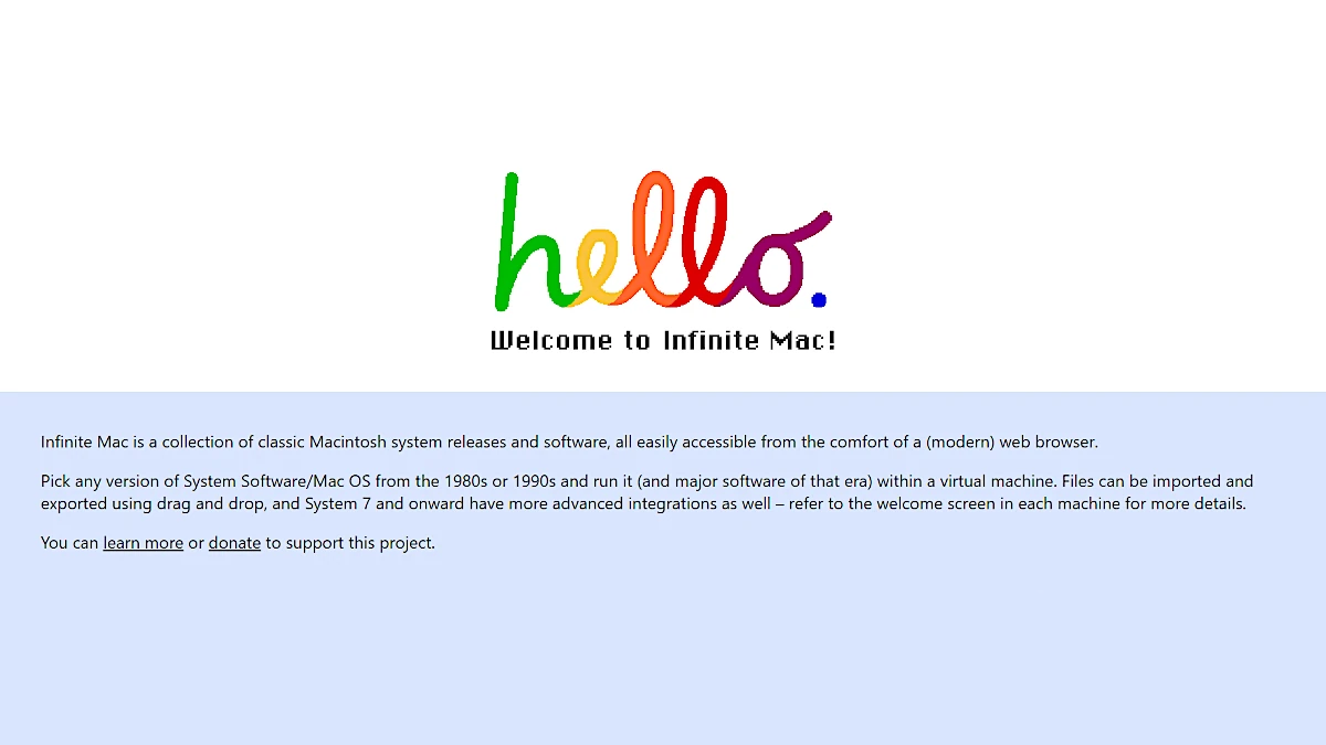 infinitemac.org: Jedes Mac OS von 1984-2000 im Browser