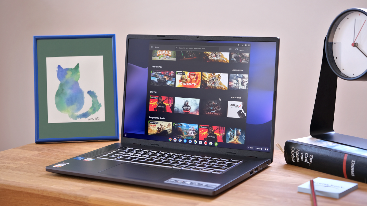Acer Chromebook 516 GE: ChromeOS und Gaming?