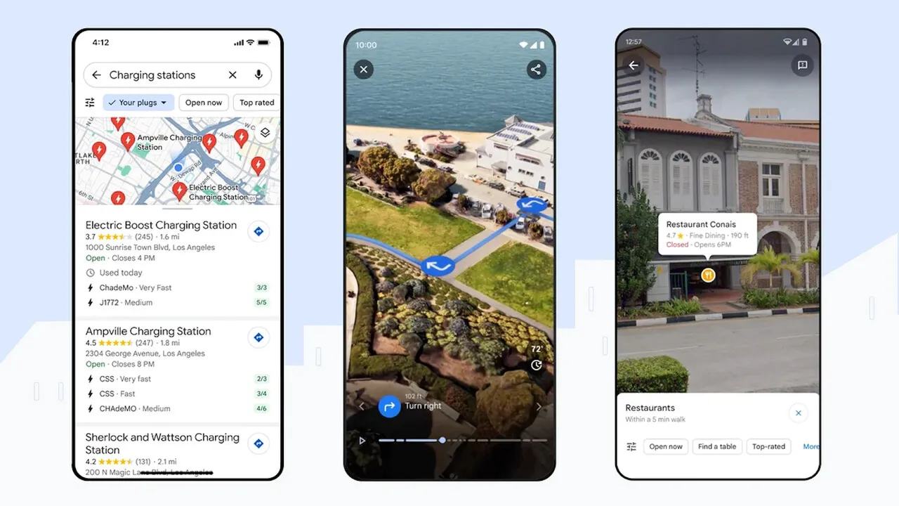 Google Maps bekommt nützliches Update mit Immersive View, Tempolimits und mehr Funktionen für E-Autos