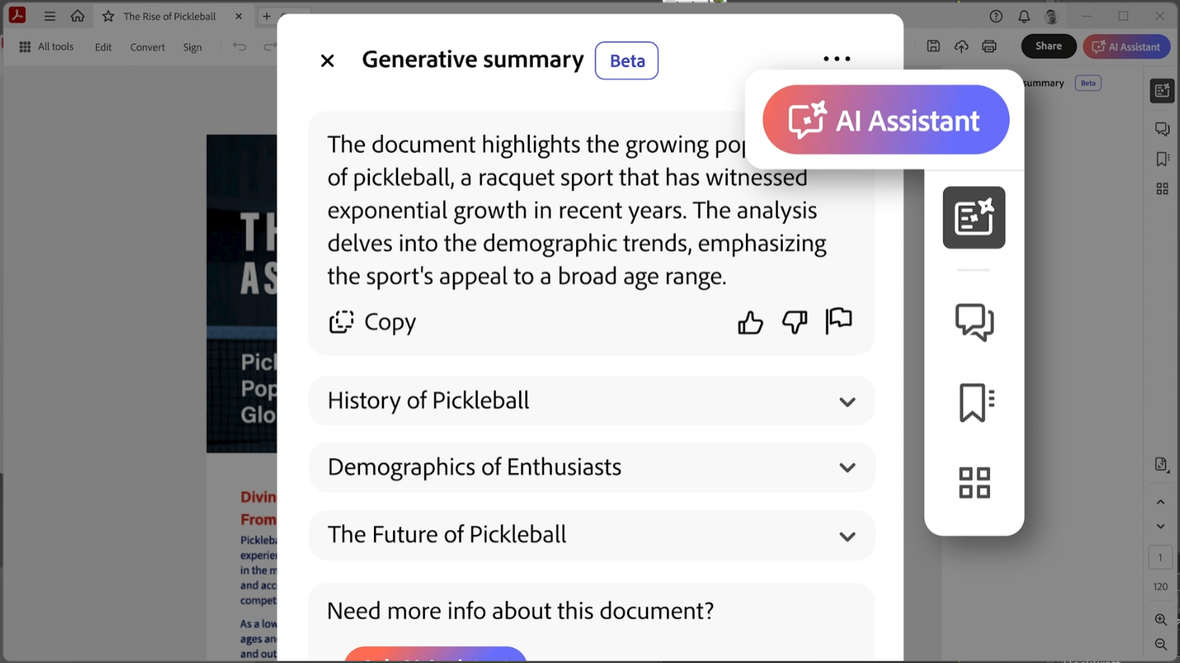 Der neue AI-Assistent von Adobe soll den Inhalt von PDF-Dokumenten leichter erfassbar machen