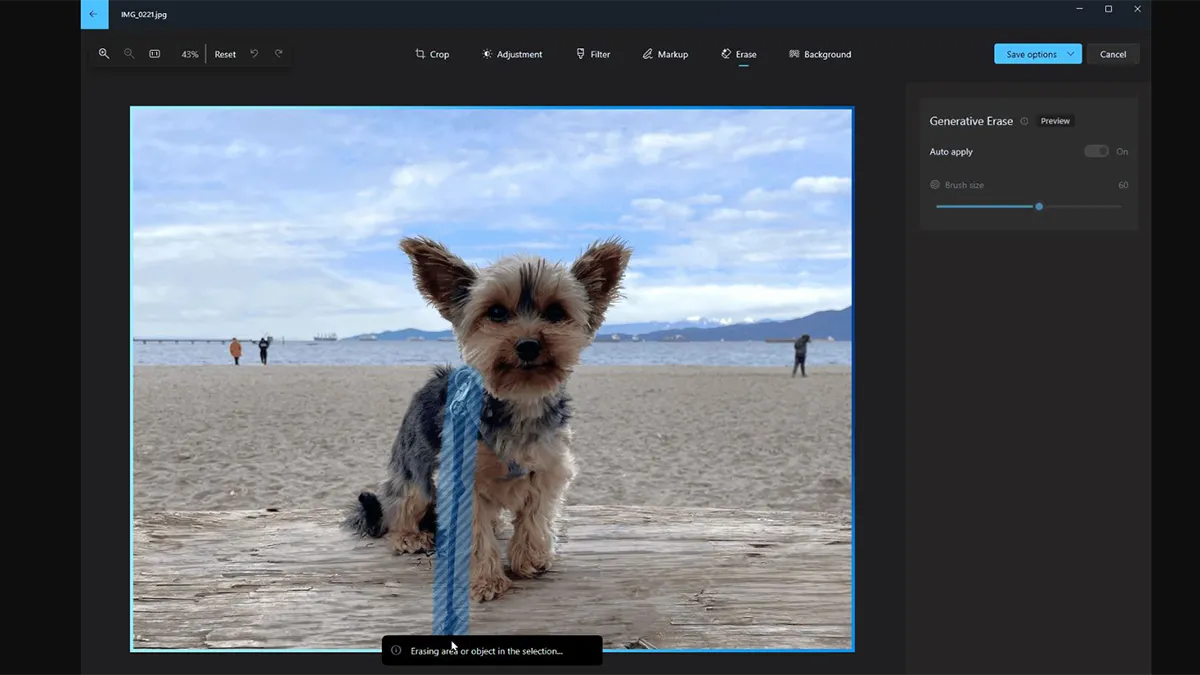 Windows Foto-App bekommt KI-Bildbearbeitung