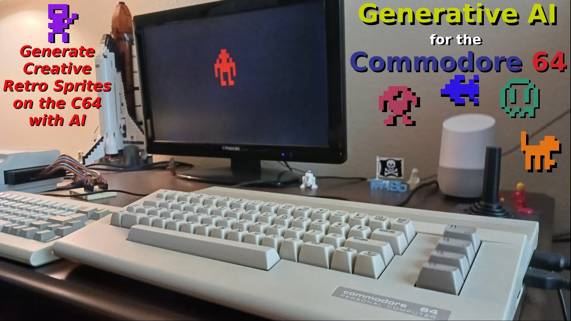 Mal eben auf dem C64 mit der KI Bilder generieren