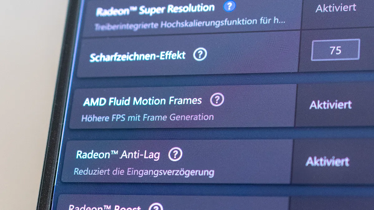 So aktivierst du AMD Fluid Motion Frames