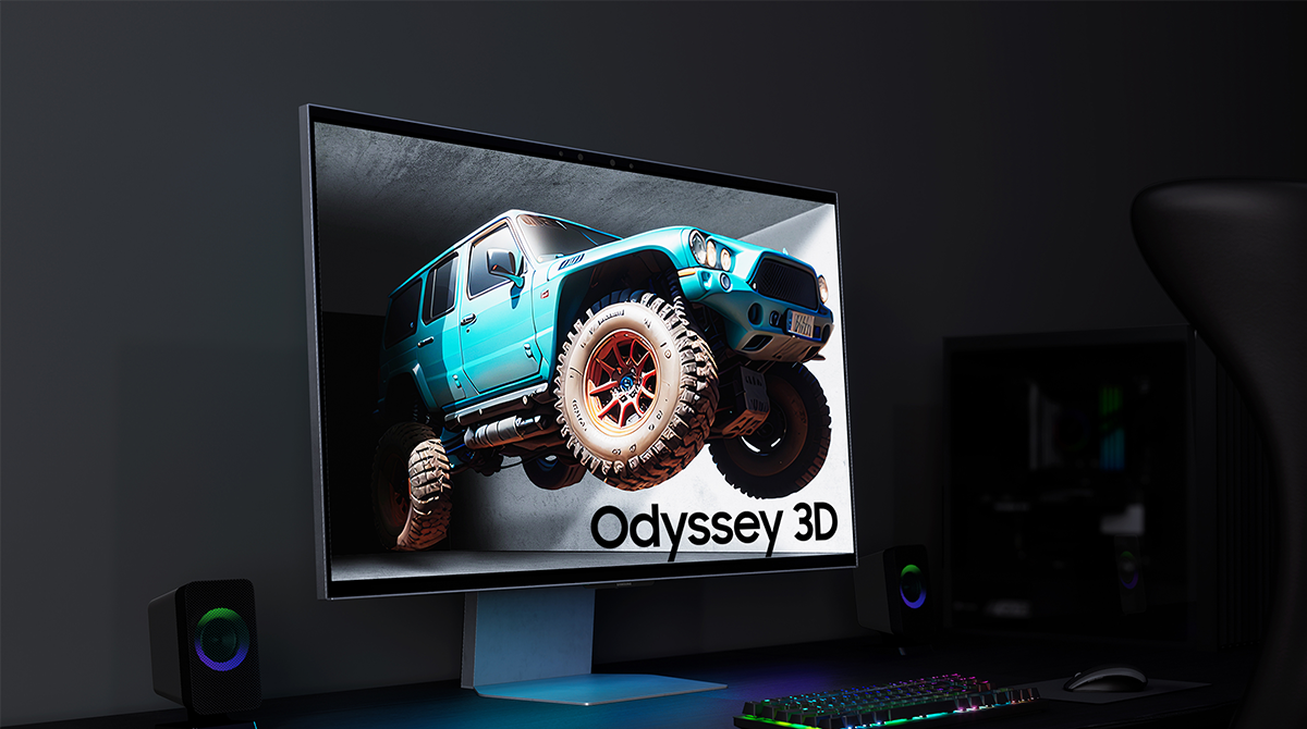 Samsung Odyssey 3D: Auch ohne Brille mit 3D-Effekt