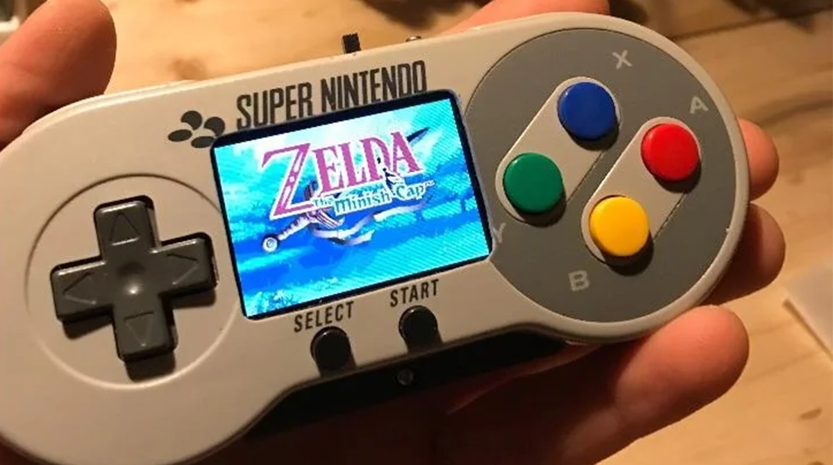 Dreamteam: Game Boy Micro + SNES-Controller