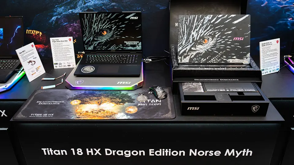 CES 2025: MSI Titan 18 HX Dragon Edition Norse Myth vorgestellt