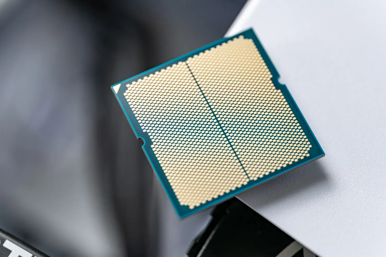 AMD Ryzen 7 9800X3D Kontaktfläche Unterseite